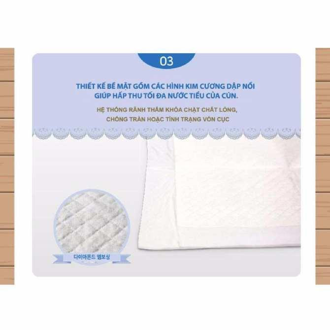 Tấm lót vệ sinh, tã cho chó 20 miếng siêu lớn 77x60cm