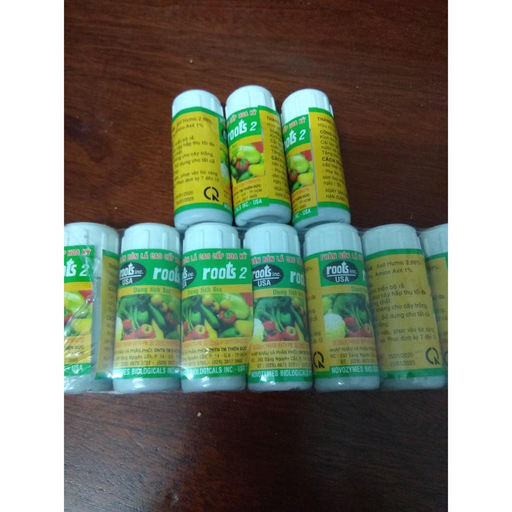 Combo 3 chai phân bón lá cao cấp ROOTS 2 - 8ml/1 chai