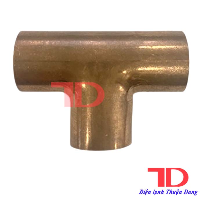 Cút tê hàn nối ống đồng chữ T phi 10 12 19 mm dùng trong điện lạnh - Điện lạnh Thuận Dung