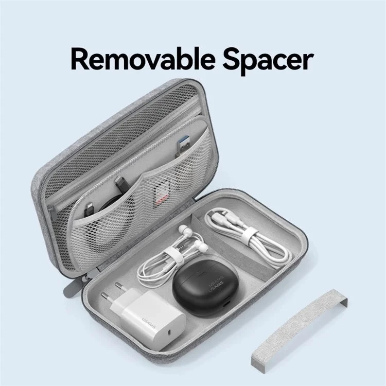 Túi đựng phụ kiện điện thoại chống sốc chống nước có quai USams Portable Storage Bag ZB290 _  Hàng chính hãng