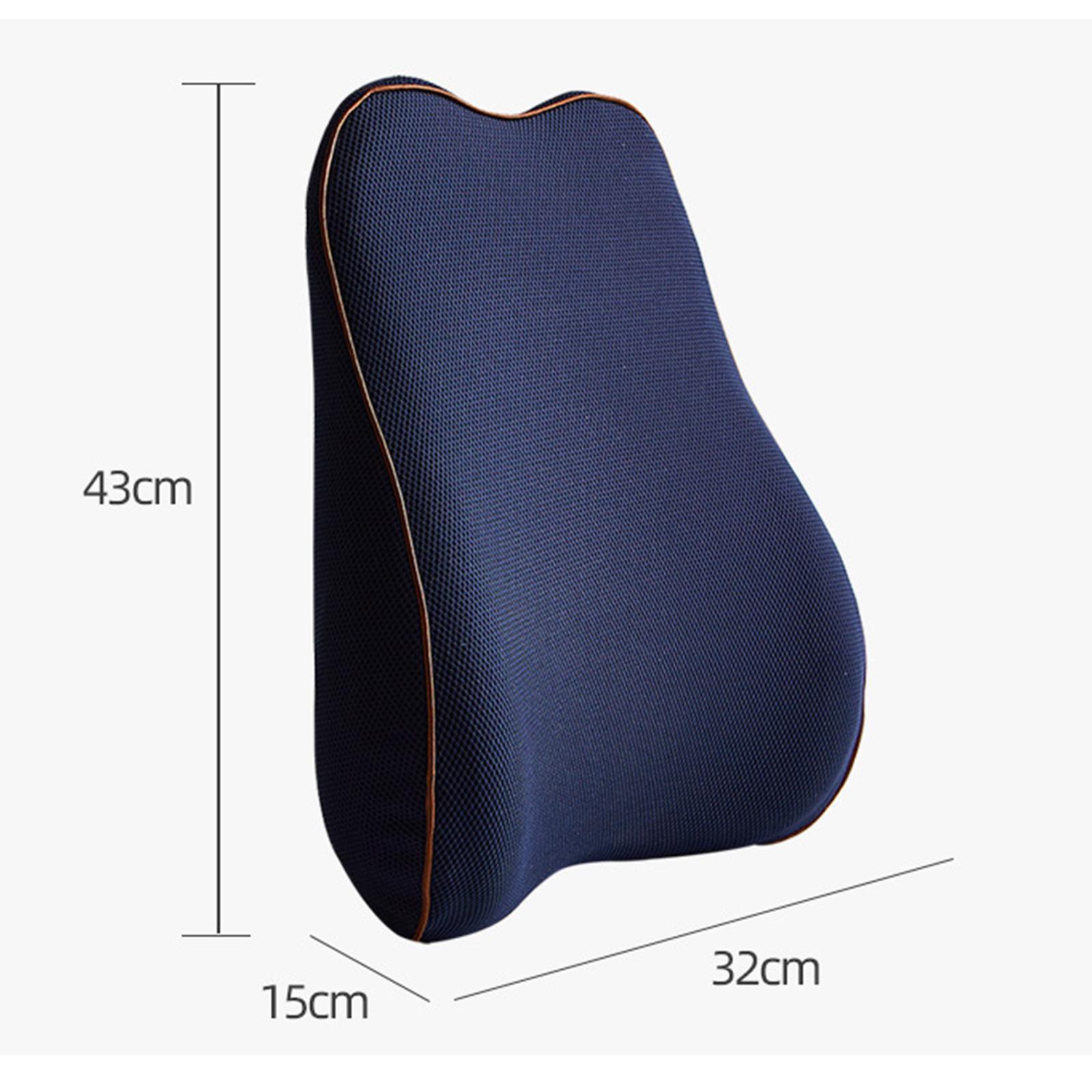 Back Cushion Comfortable Breathable Washable for Vehicle Elderly Adults