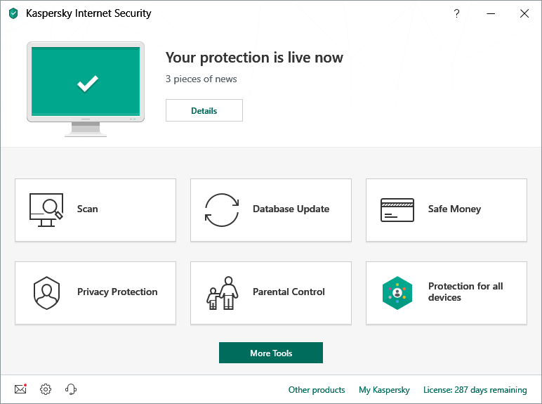 Phần mềm diệt Virus Kaspersky Internet Security Cho Máy Tính 1PC / 3PC / 5PC - Hàng chính hãng