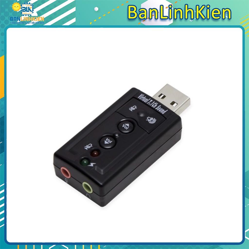 Bộ chuyển đổi âm thanh từ USB sang 3.5/ Card Sound Chuyển Đổi Âm Thanh USB