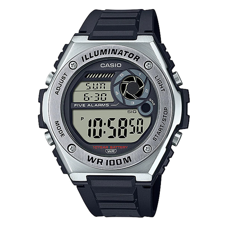Đồng hồ nam dây nhựa Casio Standard chính hãng MWD-100H-1AVDF (50mm)