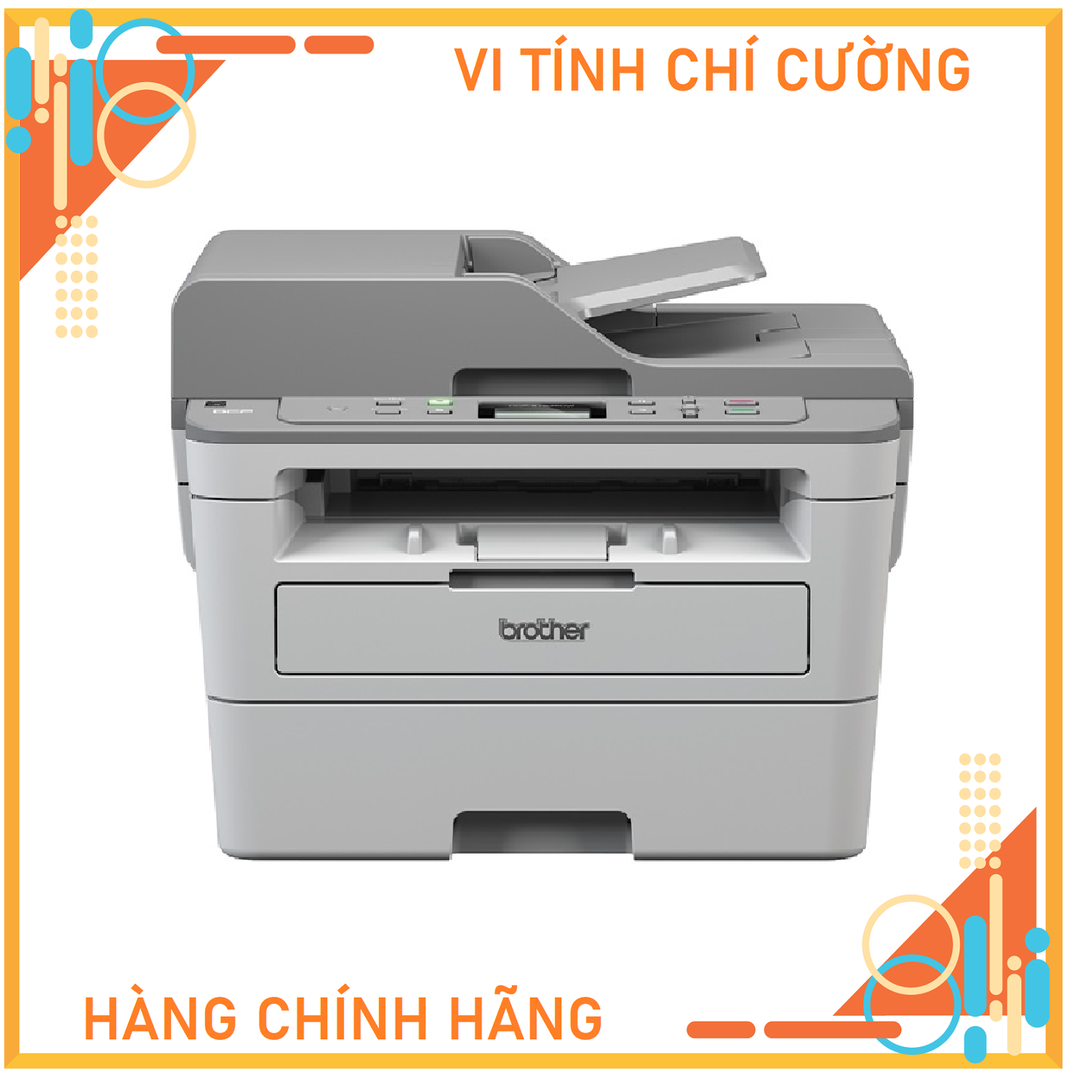 Hình ảnh Máy In Lazer Đa Năng Trắng Đen Brother DCP-B7535DW (Print, Copy, Scan, Duplex) - Hàng Chính Hãng