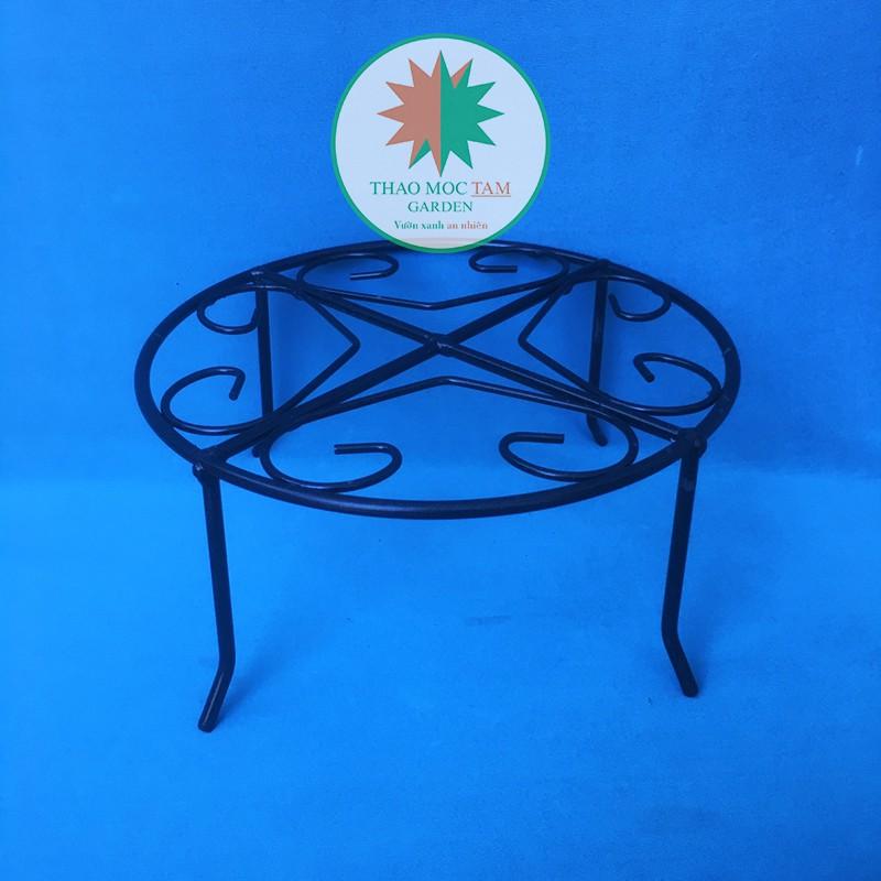Combo 10c Chân đế kê chậu 21x10cm – Chân đế sắt kê chậu thoát nước, trang trí chậu hoa, nâng đỡ chậu cao hơn