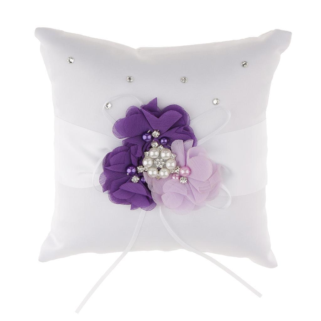 Wedding Guest Book and Pen Set Ring Pillow Flower Basket Kit Table Decor