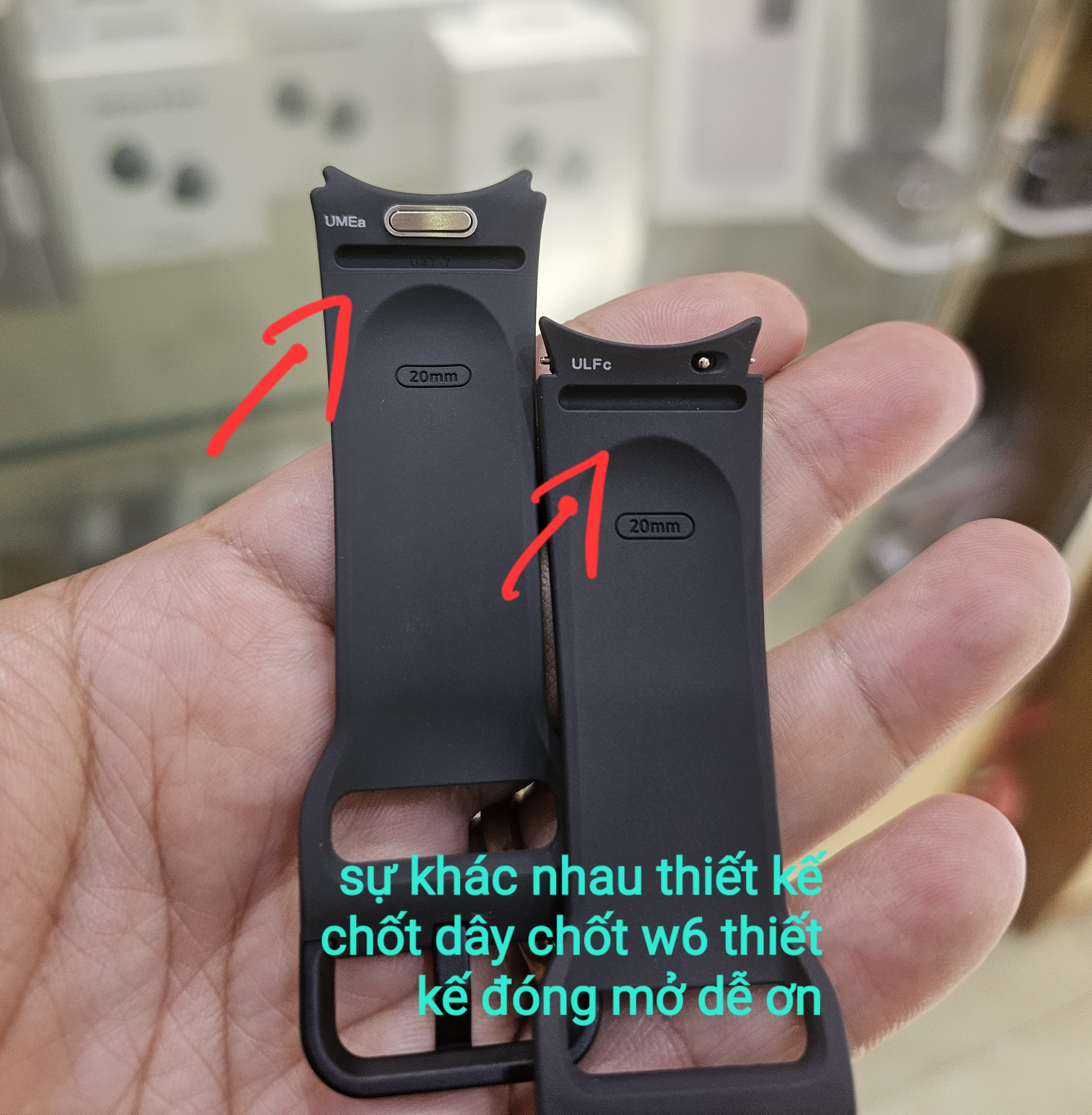 Dây đeo silicon thể thao dành đồng hồ samsung watch 6-Hàng chính hãng