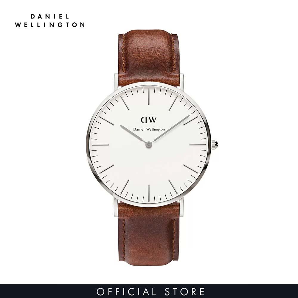 Đồng hồ Nam Daniel Wellington dây Da - Classic St_Mawes 40 mm DW00100021