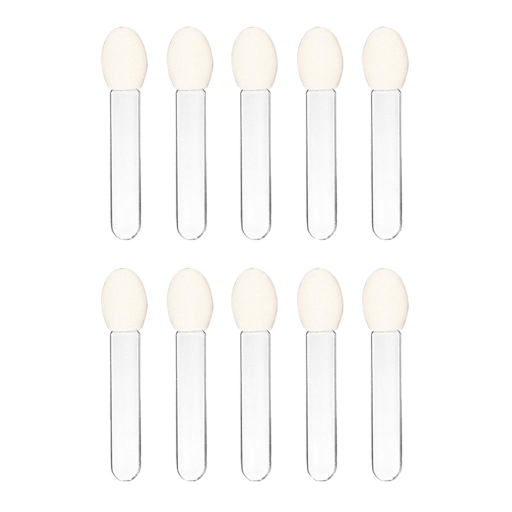 10 Pcs Disposable Eye Shadow Brush Sponge Applicator Makeup Brush Make-up Tools Brushes for Beauty