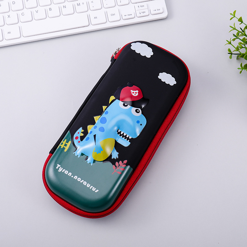 Hộp Đựng Bút Họa Tiết In Nổi 3D  Hình Sinh Động, Chống Thấm Nước
