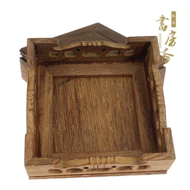 Đế gỗ vuông 10x10 cm