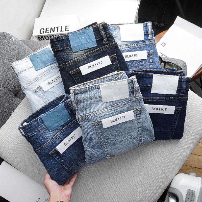 Quần Jean nam VNXK lẻ size sale - jean ôm co giãn