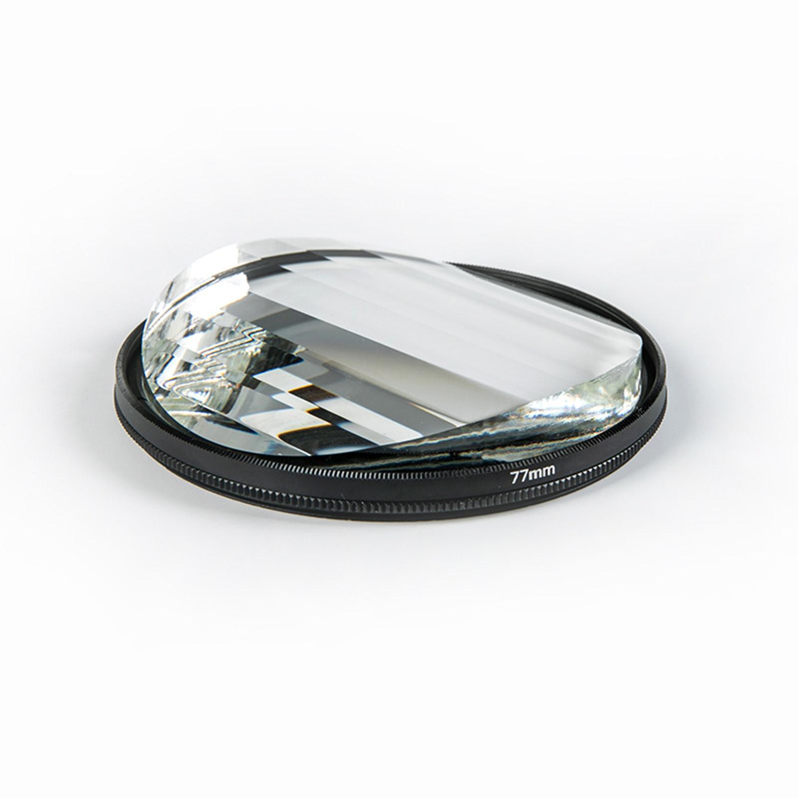 77mm Kaleidoscope Prism Camera Glass Filter SLR photography Prop Accessories