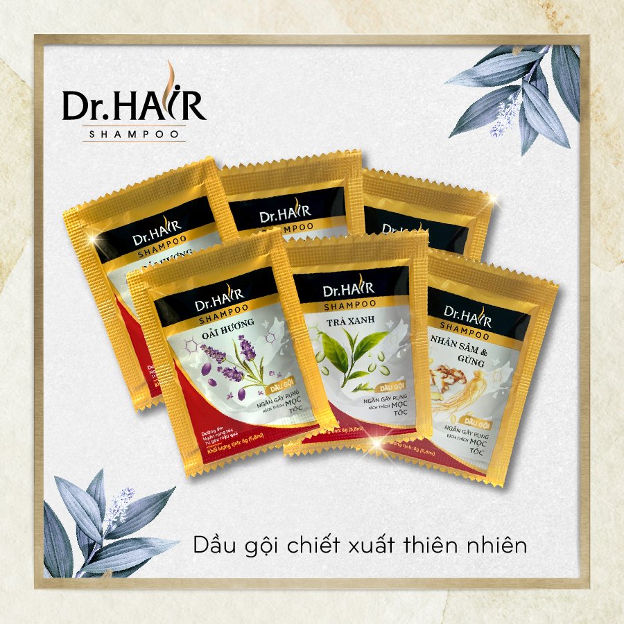 Dầu Gội Dây Hương Lavender Chăm Sóc Tóc Dr.Hair 6g/gói
