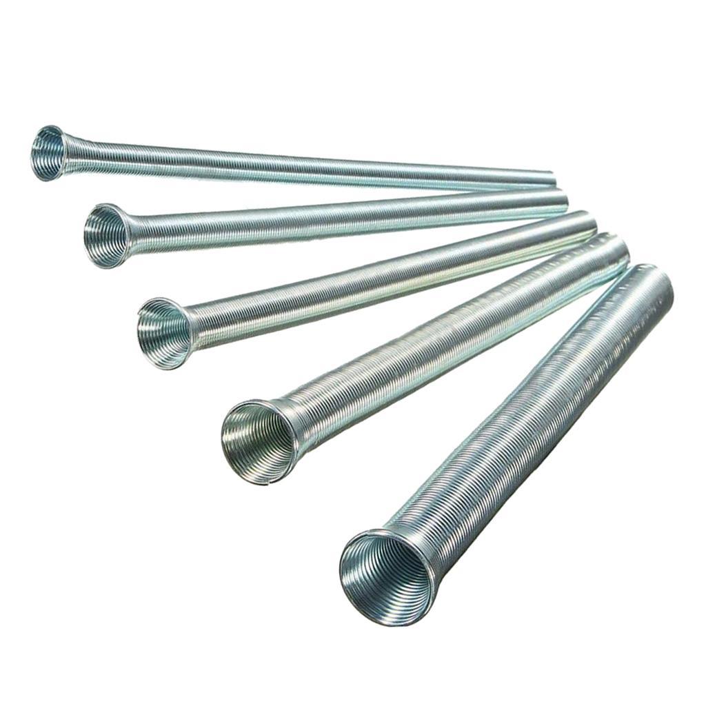 5pcs Stainless Steel Tube Bending Spring Set 1/4″,5/16″,3/8″,1/2″,5/8″