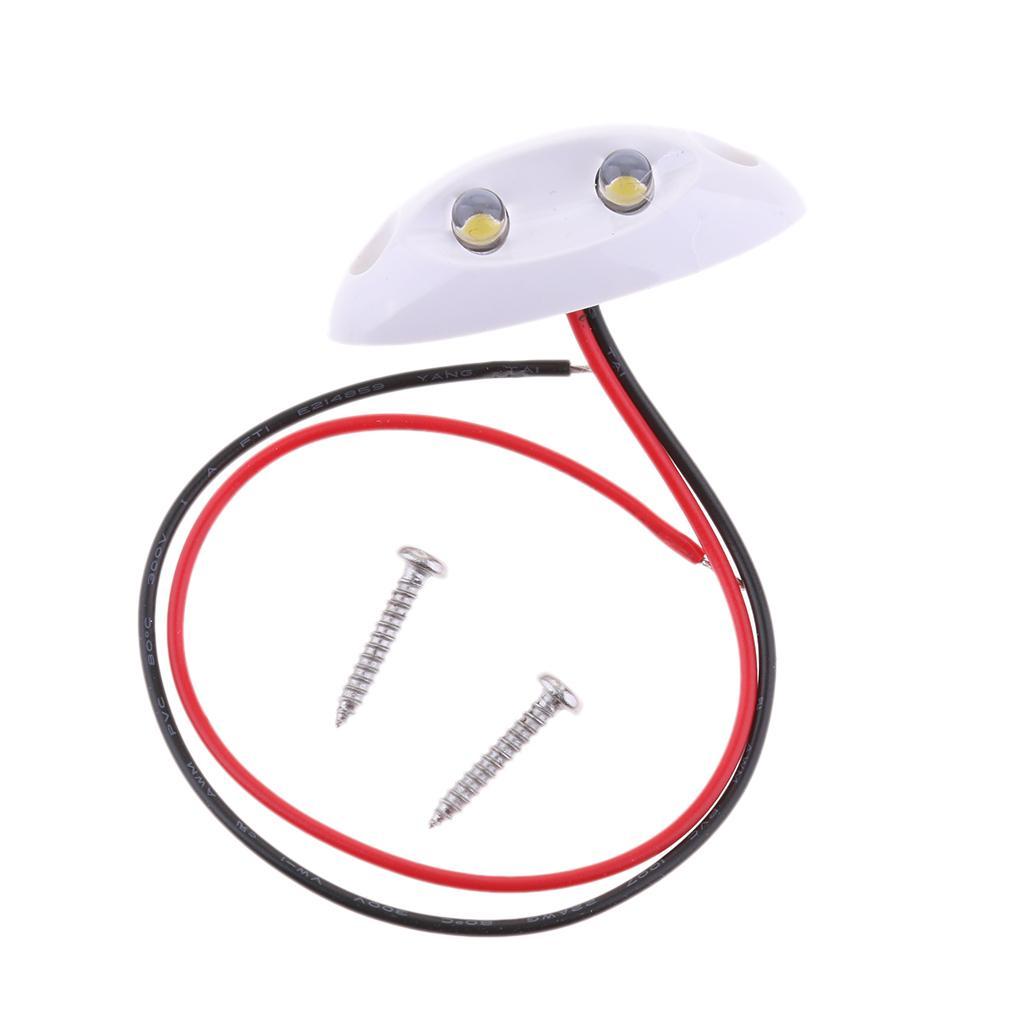 For Marine Boat Cool White LED Courtesy Stair Deck Light with Mounting Screw