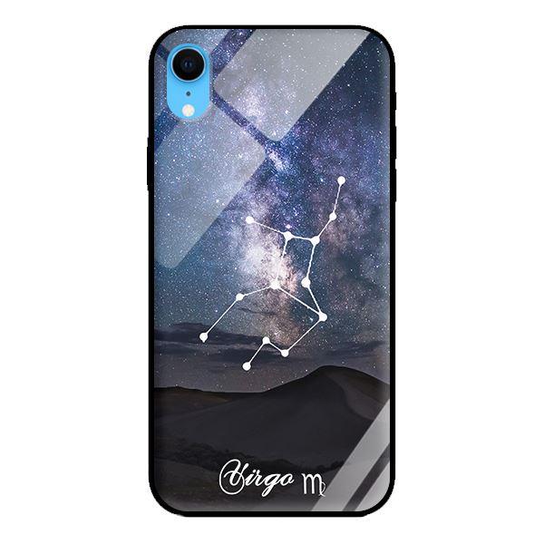 Ốp kính 12 cung Hoàng Đạo cho iPhone XR Virgo - Hàng chính hãng