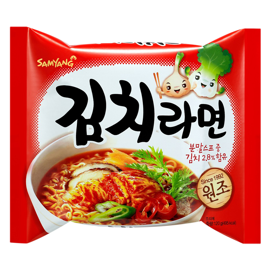 Combo 5 Gói Mì Kim Chi Samyang (120g / Gói)