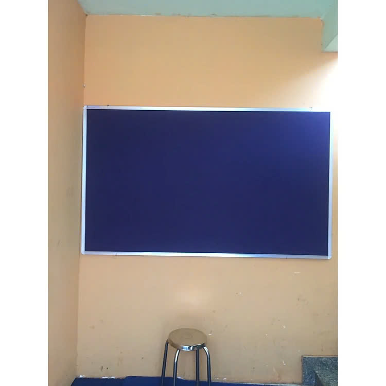 Bảng ghim nỉ Bavico màu xanh dương - Kích thước 80x120cm - Bảng ghim thông báo đa năng
