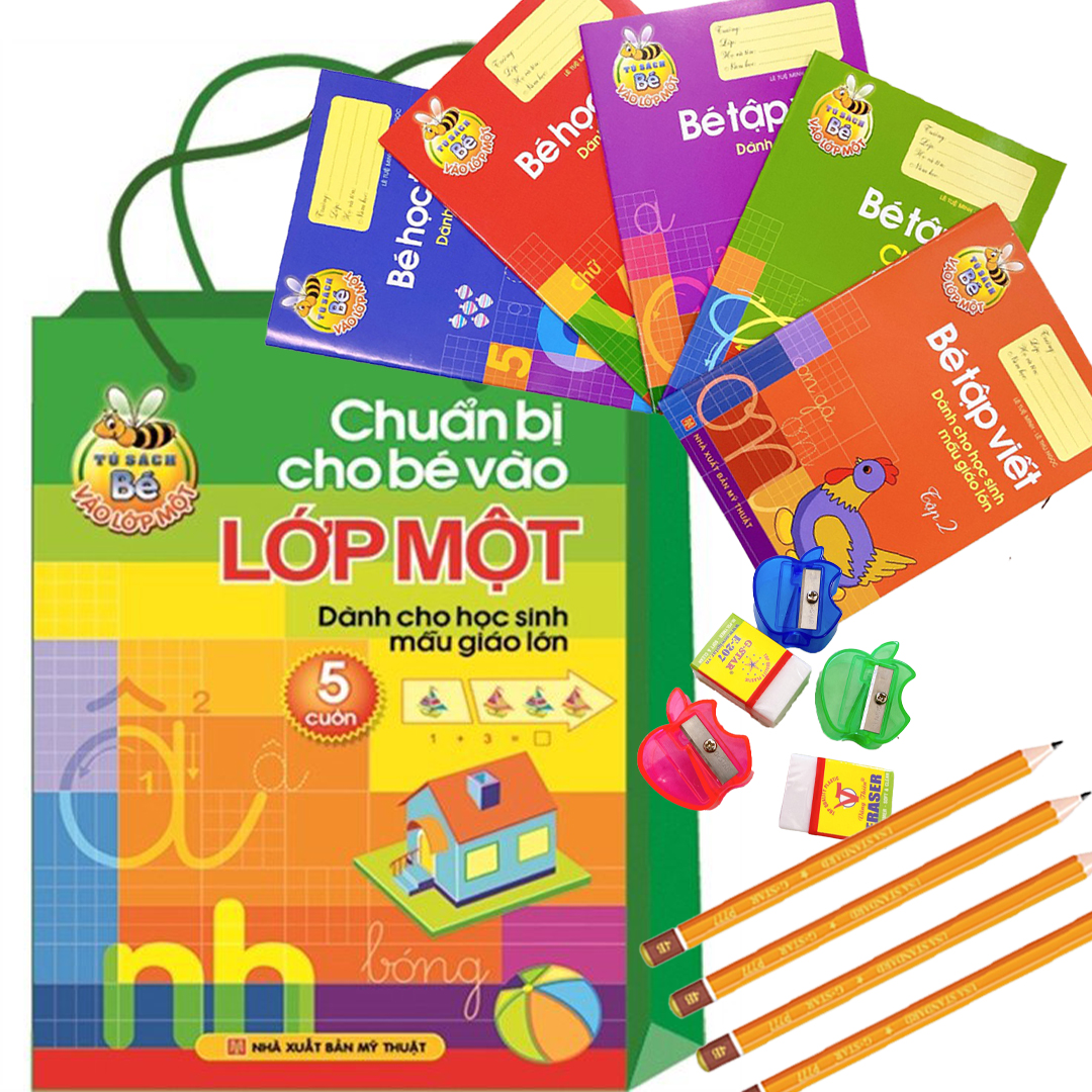 Sách : Combo Chuẩn Bị Cho bé Vào Lớp 1