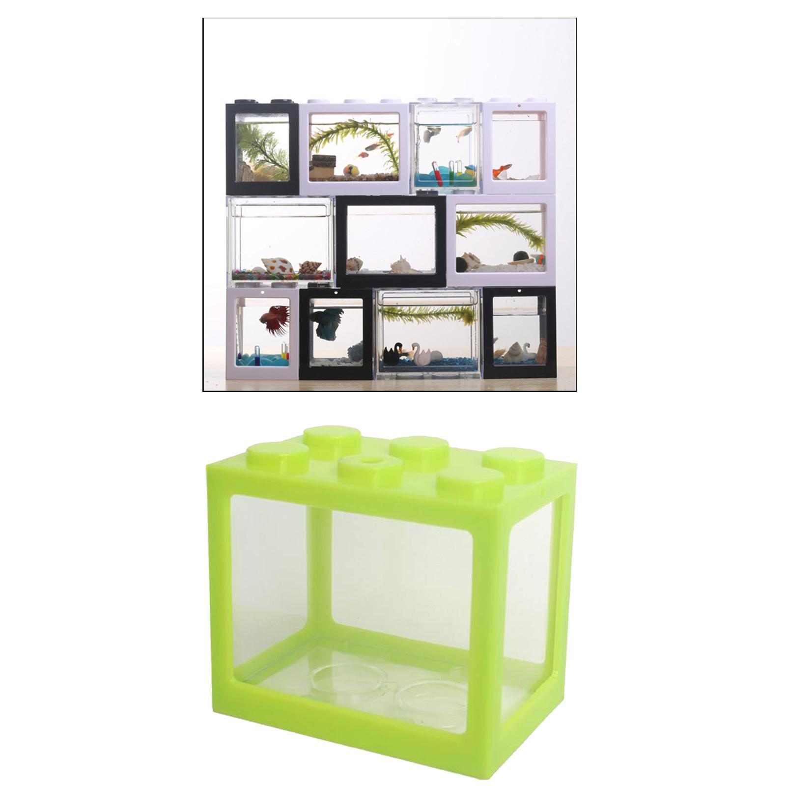 Aquarium Fish Tank Mini Building Blocks  Home Decor