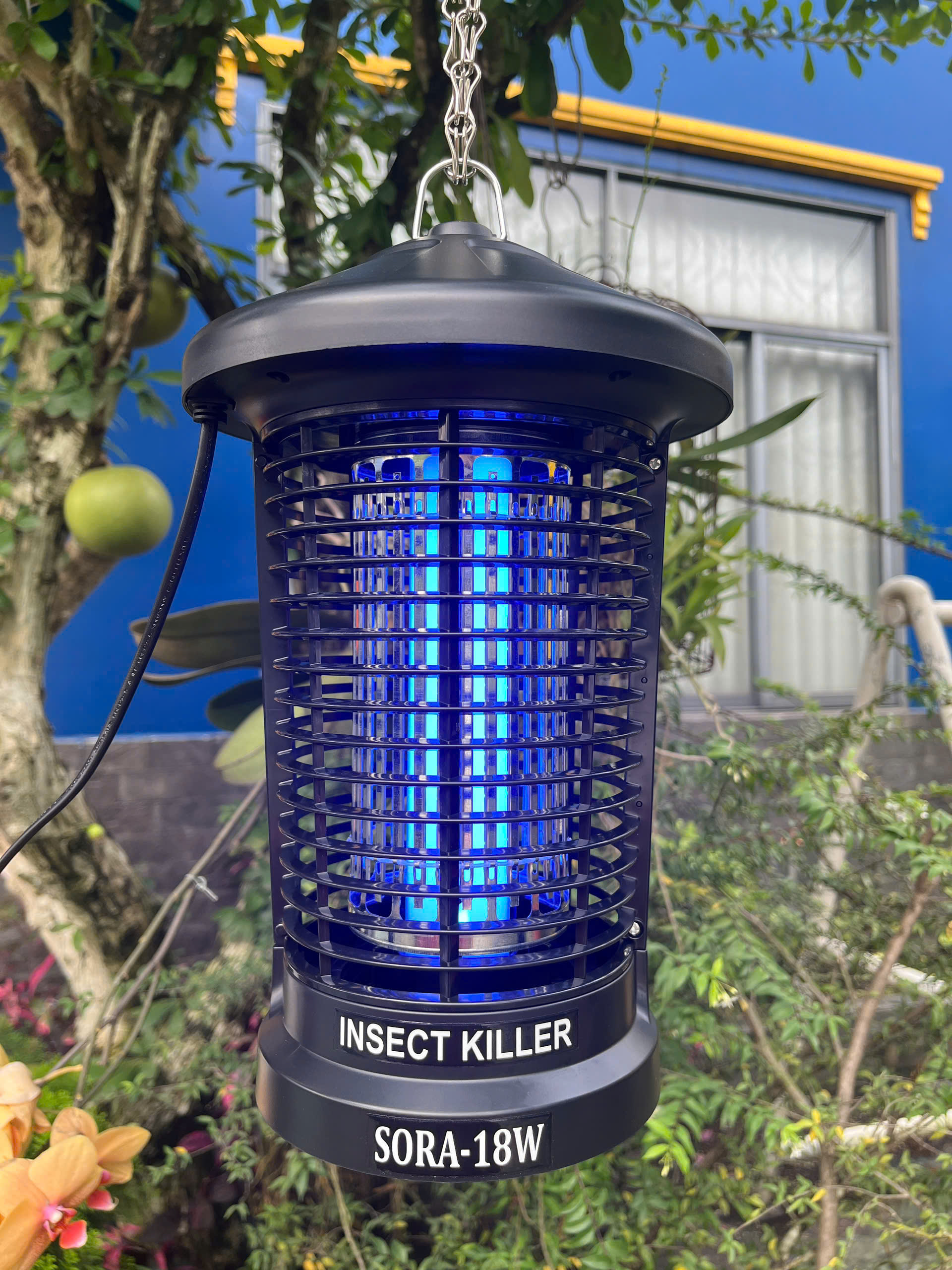 Đèn diệt côn trùng sân vườn SORA-18W