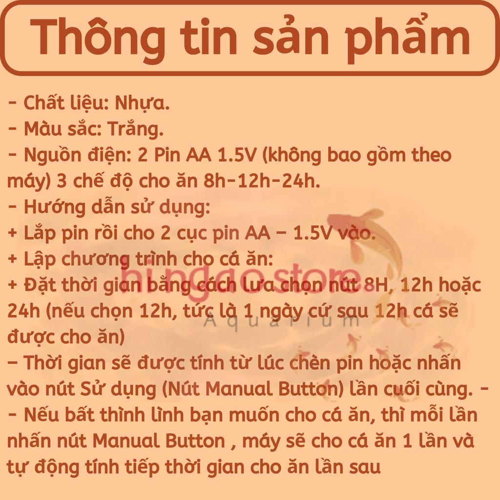 Máy cho cá ăn tự động SOBO DA-08 - Thiết bị cho cá ăn tự động - Phụ kiện cá cảnh | Hingaostore.