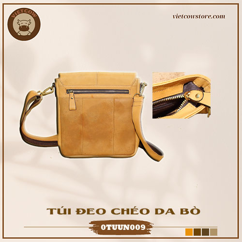 Túi Đeo Chéo Da Bò, Túi Đeo Chéo Tablet Da Bò Pullup_VietCow_0TUUN009