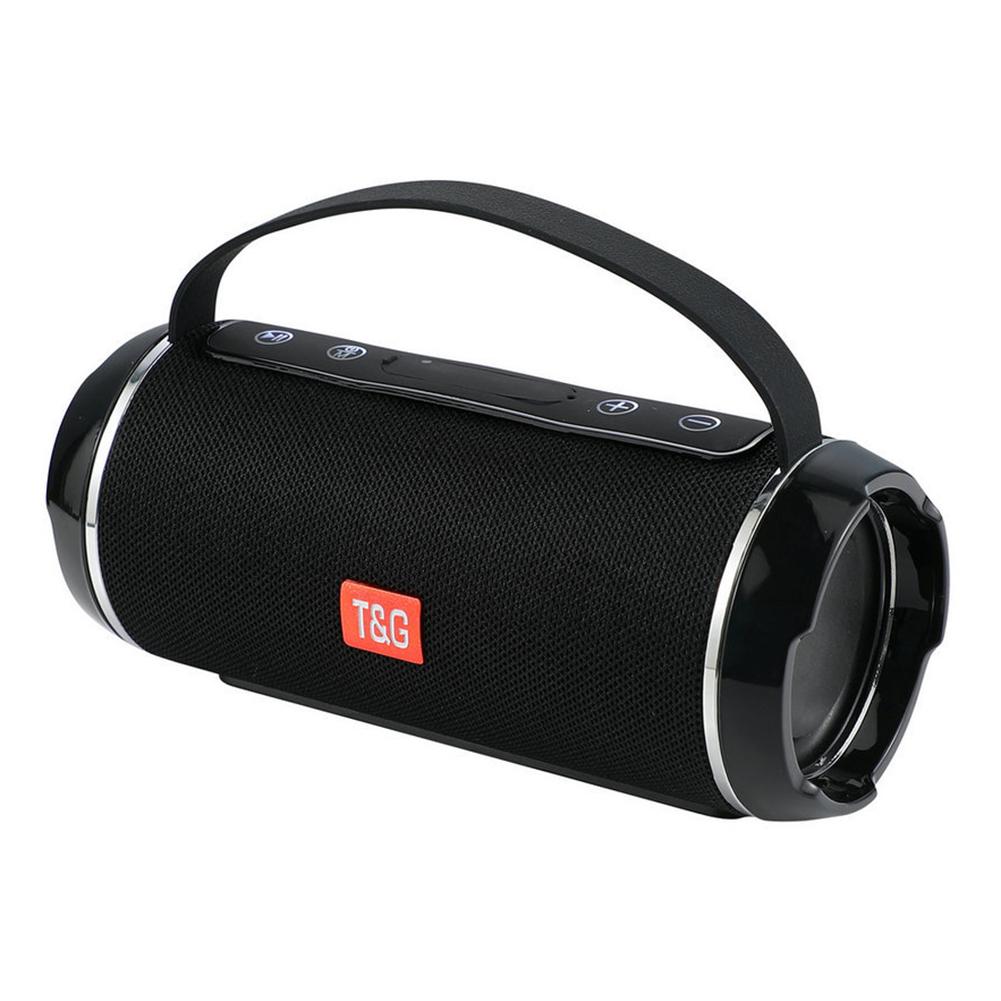 Loa Cột Âm Thanh Chống Nước Tương Thích Với Bluetooth 4.2 5Wx2 Loa Không Dây Rảnh Tay Đài FM Loa Du Lịch Ngoài Trời Color: Red
