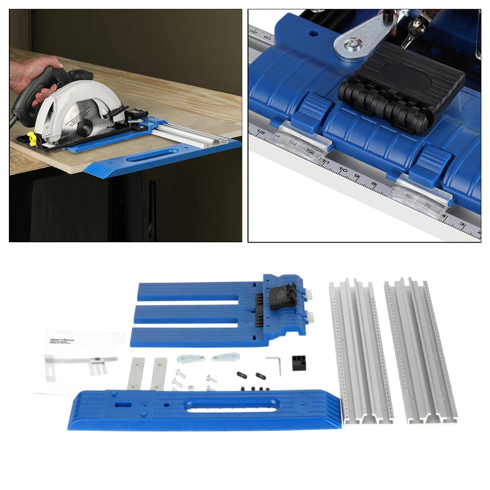 Electric Saw Fixed Guide Rail Slide Rail Edge-cutting Woodworking Tool