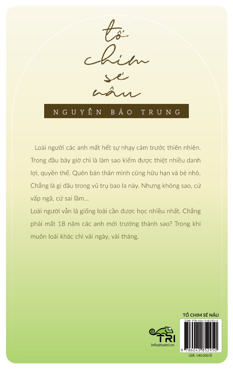 Combo sách Nguyễn Bảo Trung: Vô Thường + Tổ Chim Sẻ Nâu - Tuệ Tri