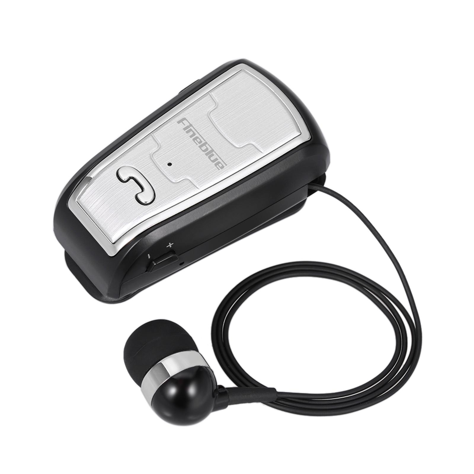 Tai nghe Bluetooth không dây Fineblue với micrô Đen