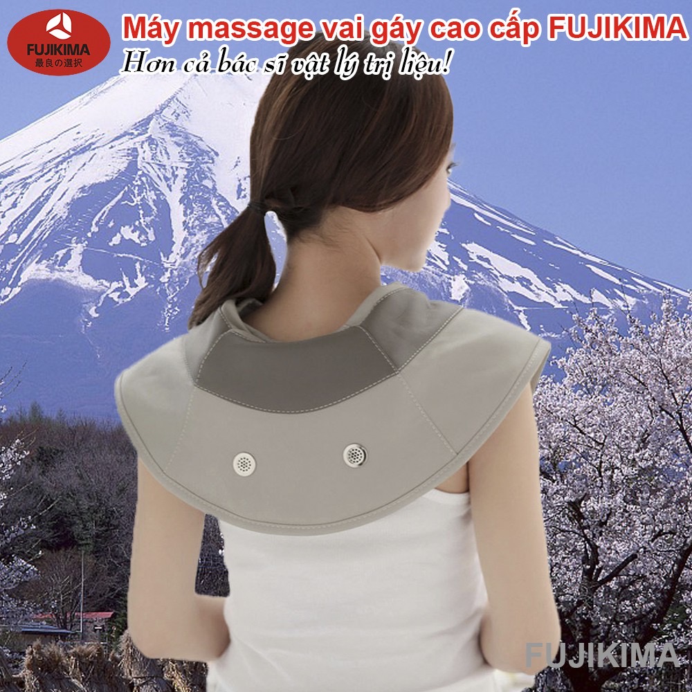 - Hàng chính hãng check mã thoải mái- Đai massage cổ vai gáy Fujikima - BH