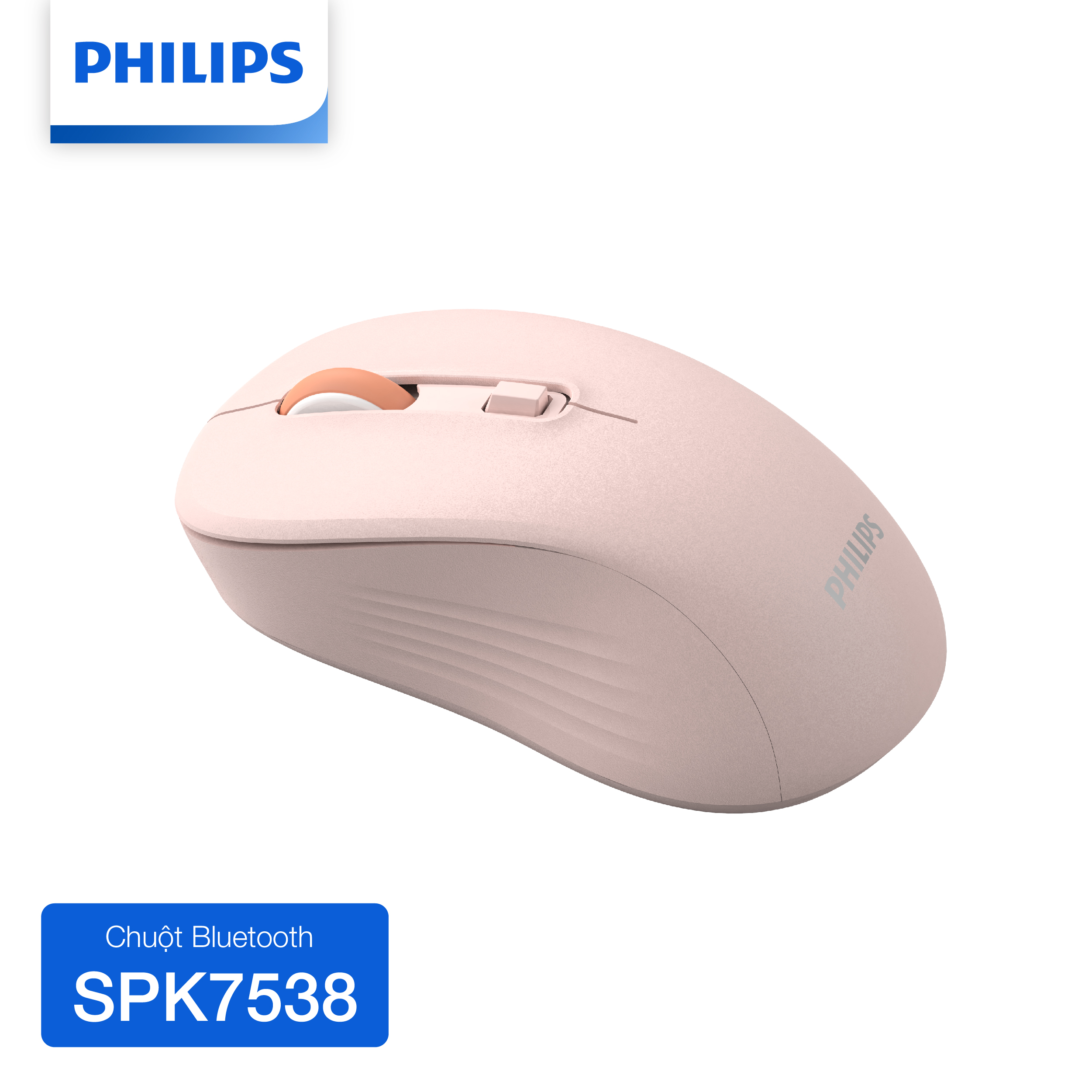 Chuột không dây Bluetooth Philips SPK7538 - Hàng Chính Hãng
