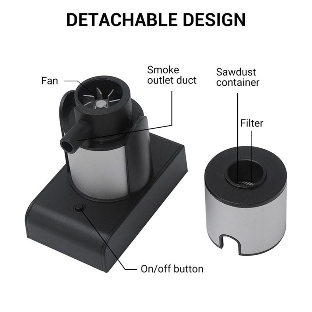 Food Smoke Infuser Meat Gun Smoker Cooking BBQ Meat Cheese
