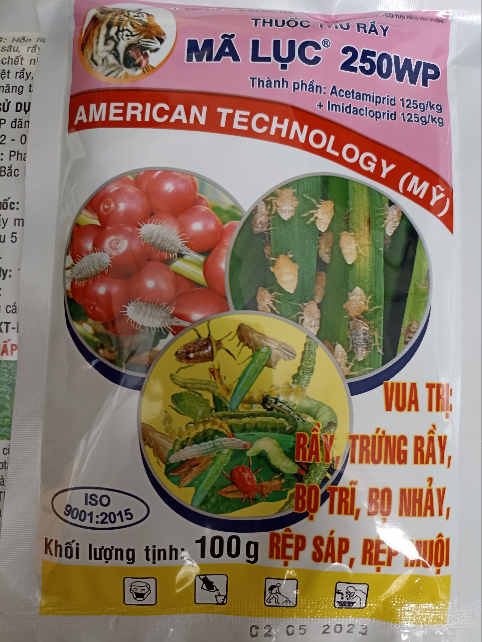 Sản phẩm trừ rệp sáp MÃ LỤC 250WP - gói 100 gram
