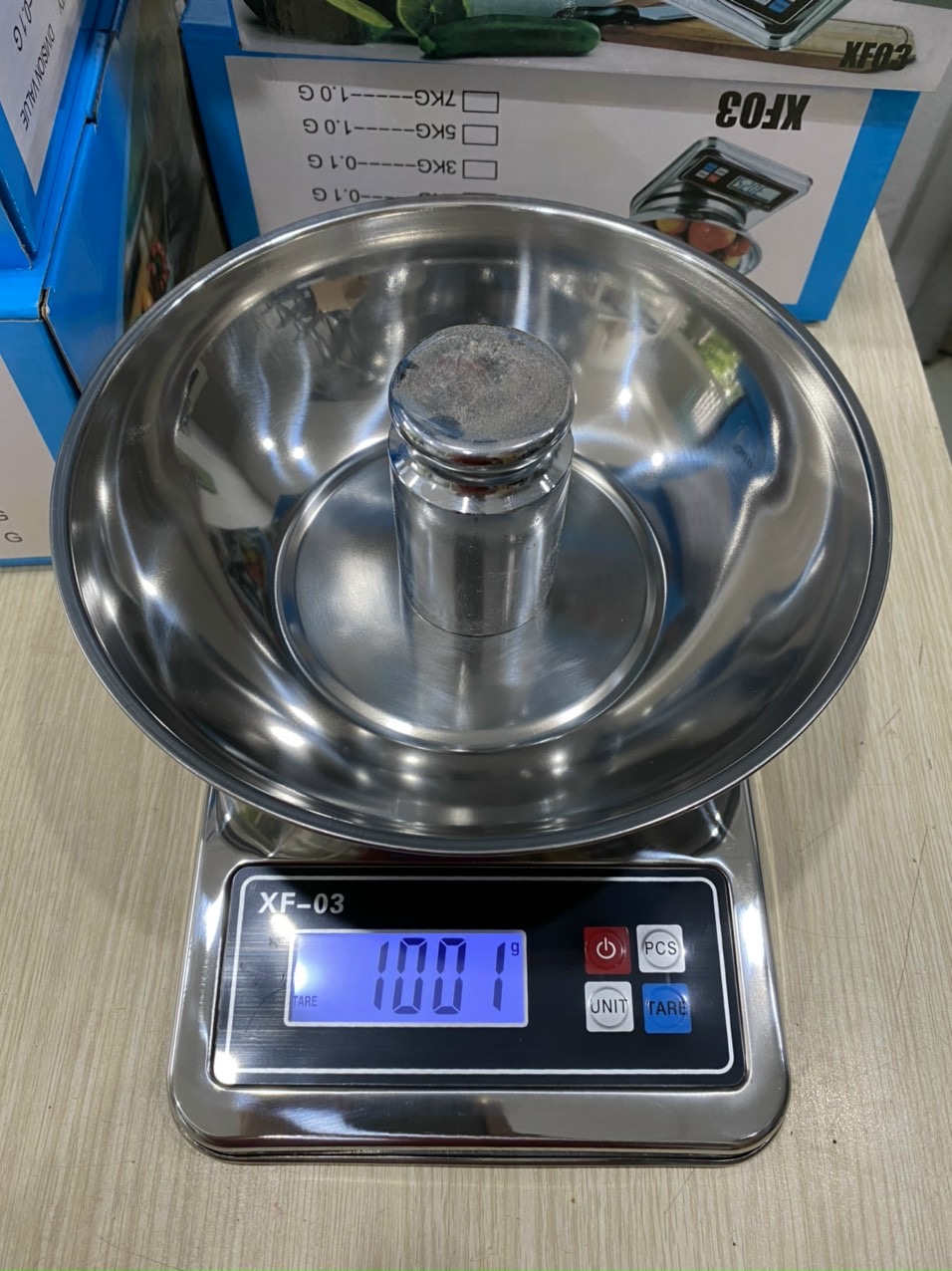 Cân Nhà Bếp inox XF-03  5KG