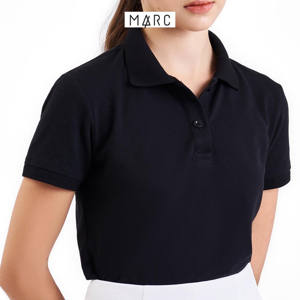 Áo thun polo nữ MARC FASHION trơn cơ bản basic vải mềm mịn mát CBMH091822