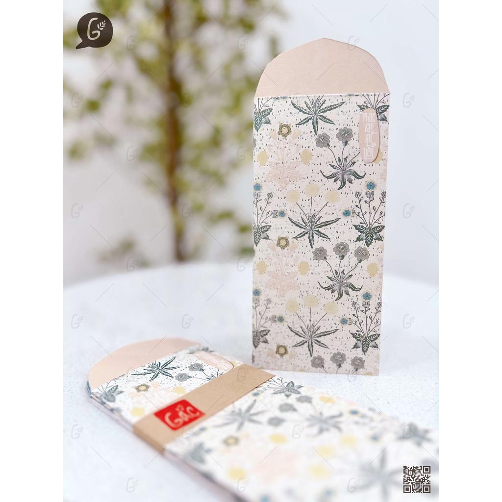 Bộ lì xì cao cấp Gác xép chất liệu Kraft nhật nhập khẩu Tết 2023 (Vintage set