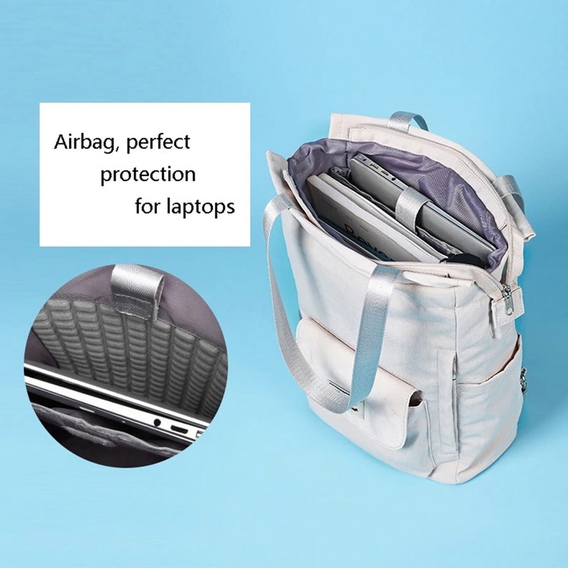Túi Balo Đeo Vai Nữ Thời Trang canvas oxford Waterproof Stylish Laptop Backpack