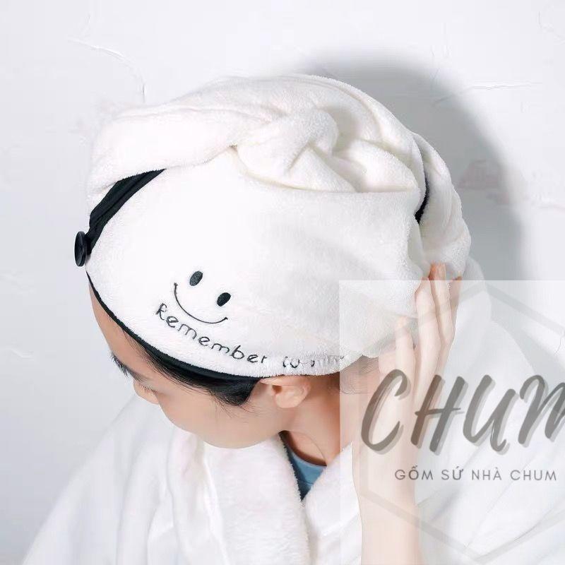 Mũ chùm đầu, ủ tóc dày dặn