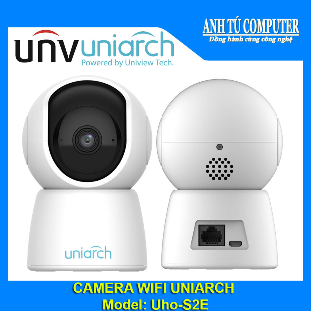 Camera 360 WIFI 2MP UNIARCH UHO-S2E hàng chính hãng