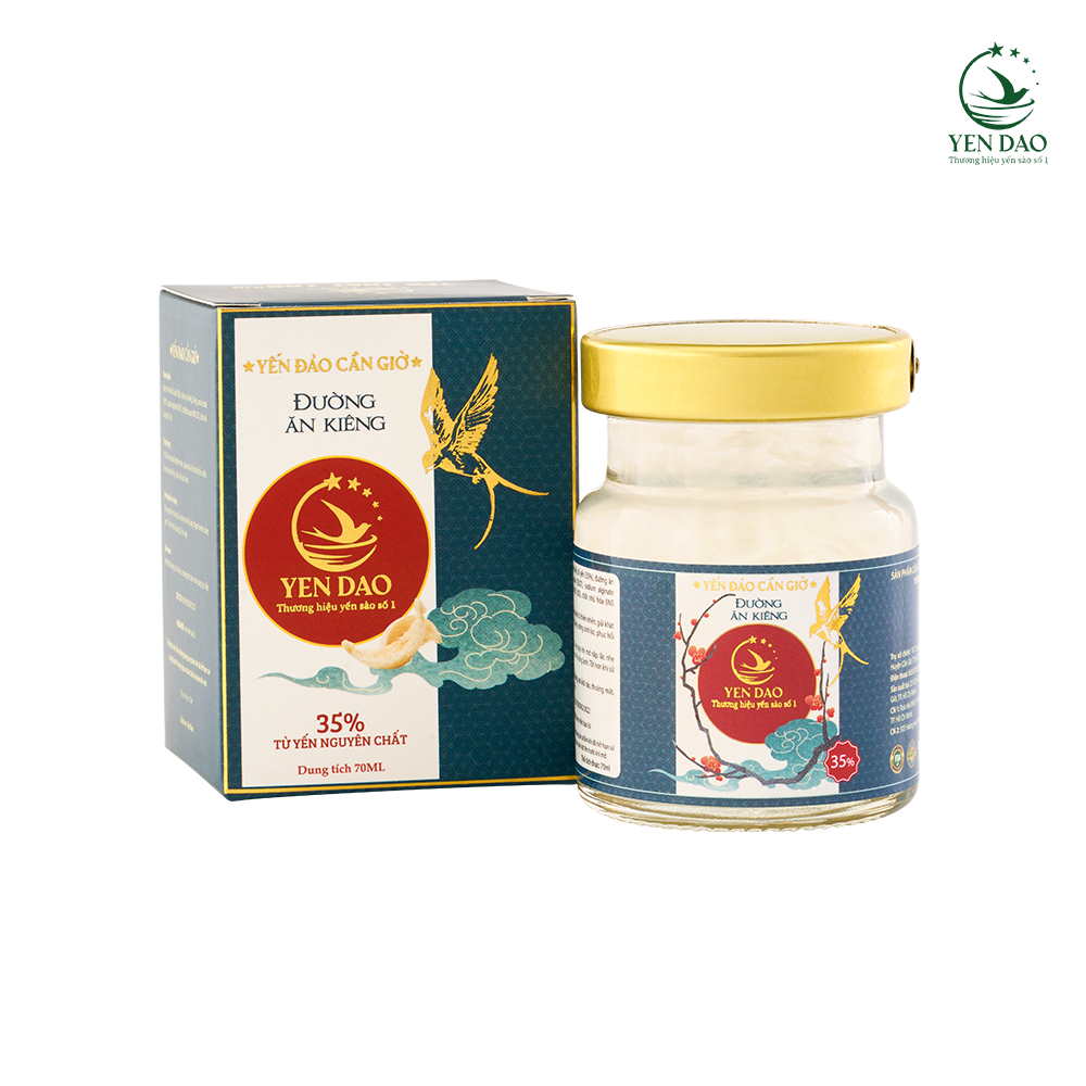 Yến Hũ Đường Ăn Kiêng Yến Đảo Hỗ Trợ Giảm Cân Và Cung Cấp Dinh Dưỡng Cho Cơ Thể 70ml/ Hũ