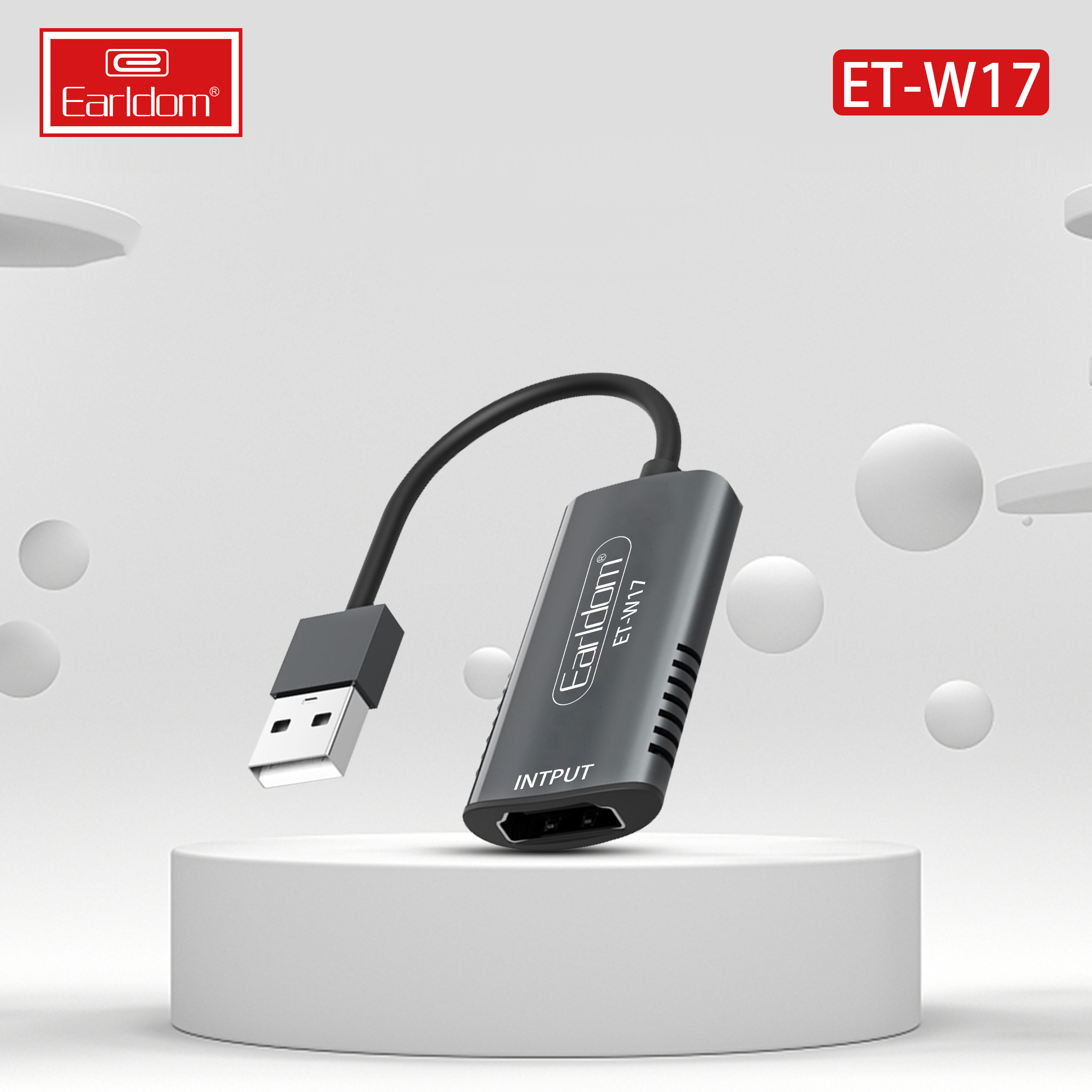 Bộ chuyển USB ra HDMI Earldom W17 ( Hàng Chính Hãng)