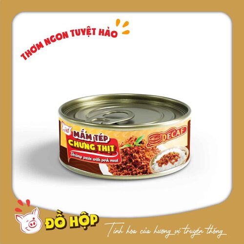 Mắm Tép Chưng Thịt Decaf 150gr.Shrimp paste with pork meat