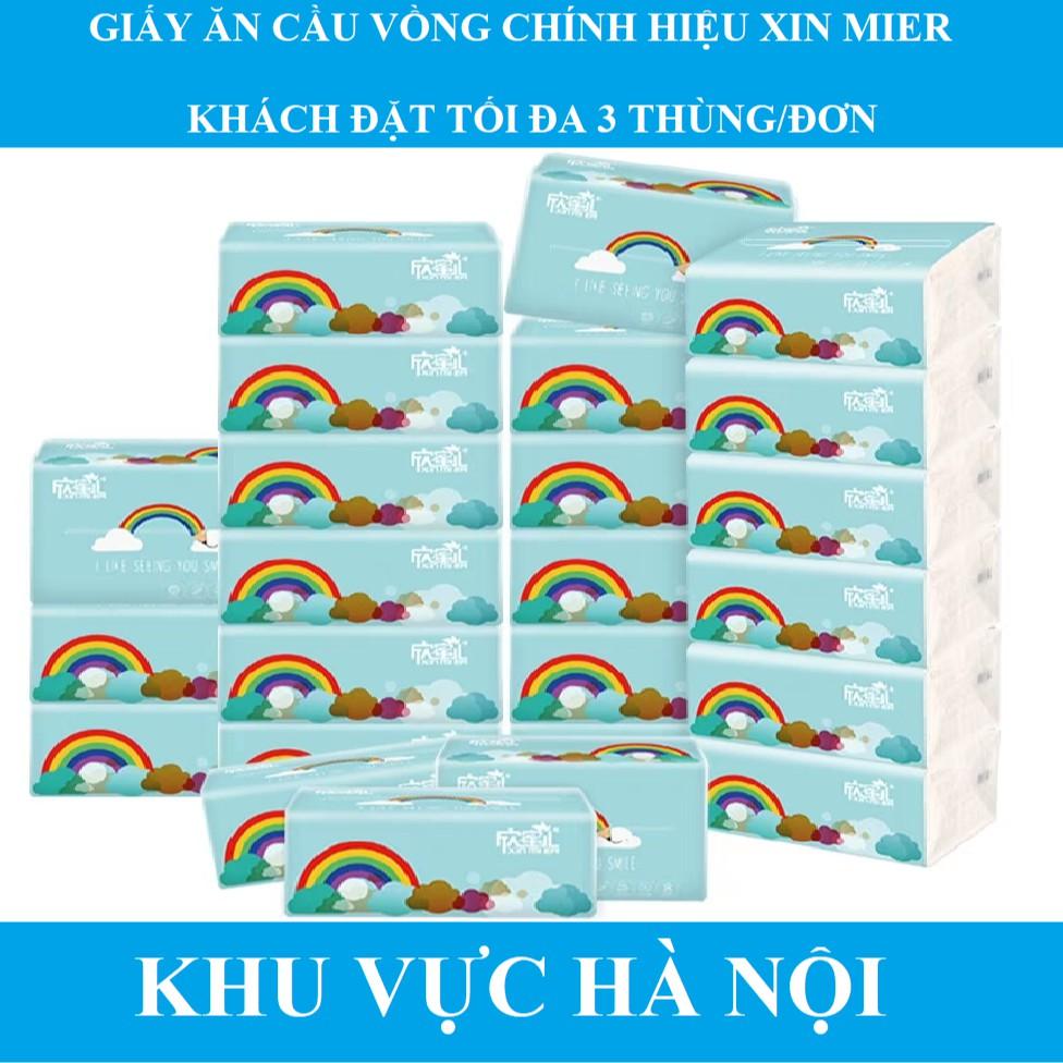 THÙNG 40 GÓI GIẤY RÚT HÌNH THỎ/THÙNG 30 GÓI GIẤY ĂN CẦU VỒNG SIÊU DAI ( BÁN BUÔN GIẤY GẤU TRÚC ) -