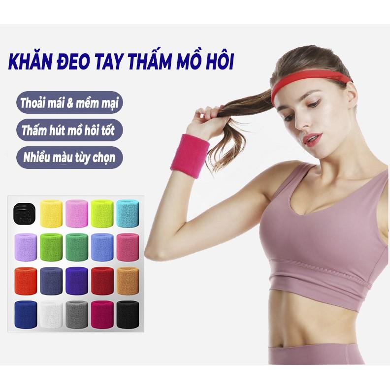 Băng đeo cổ tay thể thao thấm mồ hôi, băng cổ tay chất liệu cotton co giãn 4 chiều thấm hút mồ hôi TXstasr