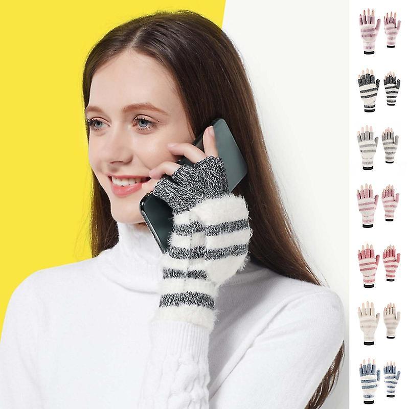 1 cặp găng tay mùa đông kết cấu thực tế giữ cho mùa đông ấm áp chuyển đổi