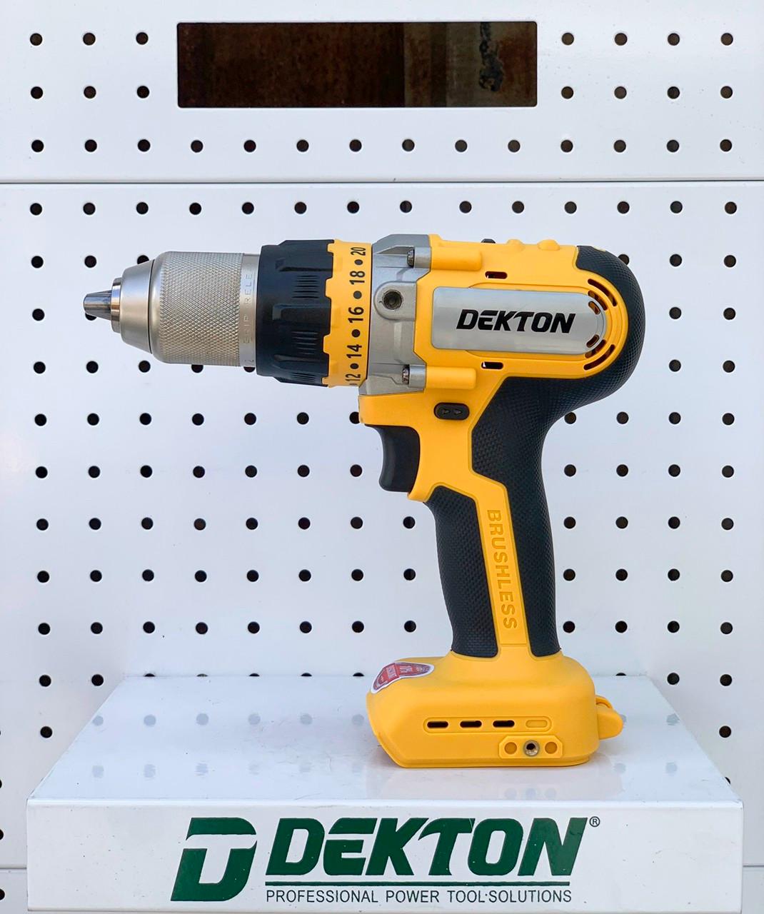 MÁY KHOAN PIN 18-21V 13MM DEKTON D20-ID1390BL - HÀNG CHÍNH HÃNG